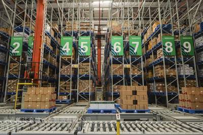 能達倉儲 重型立體倉庫貨架解決方案，15米庫房立庫高位貨架實現(xiàn)數(shù)萬貨位密集存儲